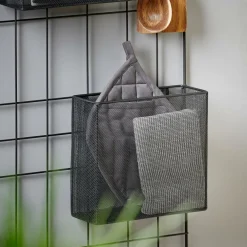 CASA MODULAR Panier En Fil Noir