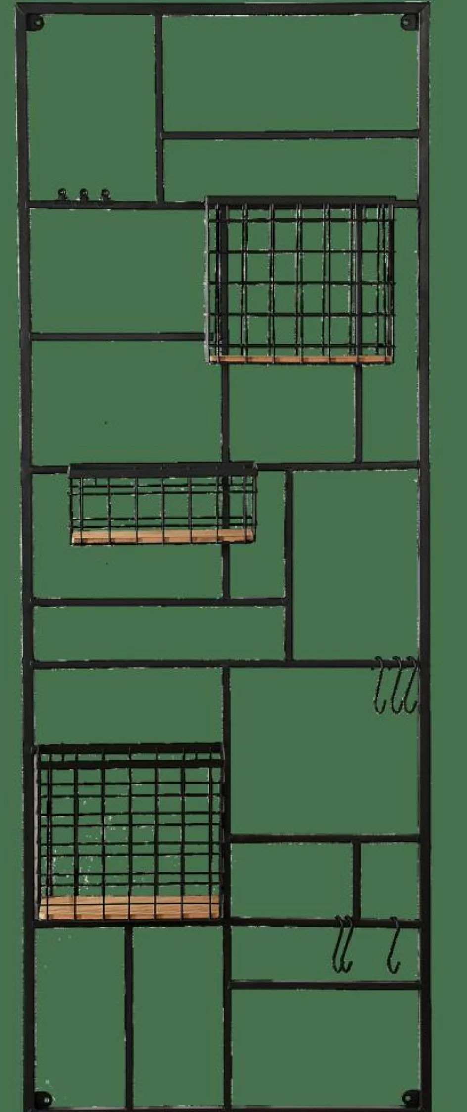 CASA MODULAR Étagère Murale Noir