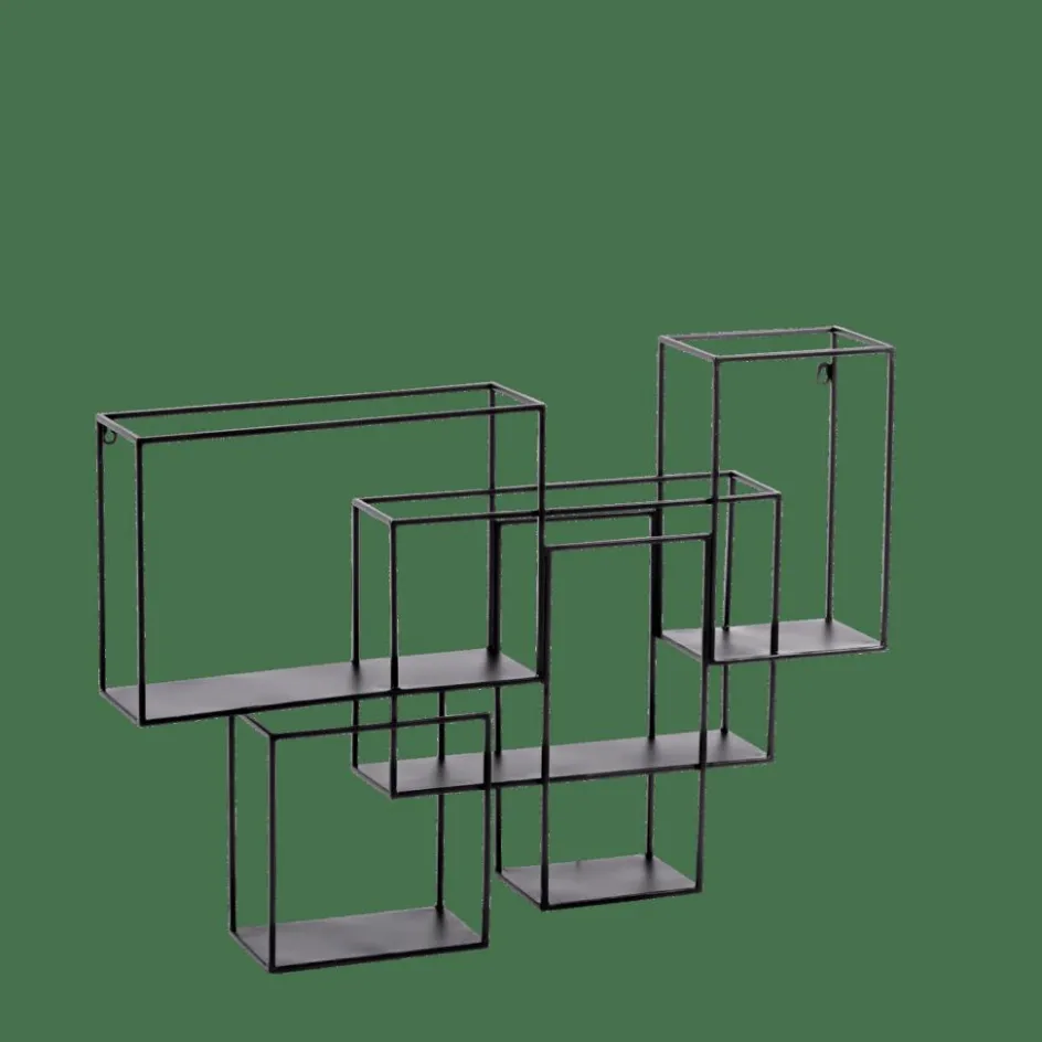 CASA MULTO Étagère à Suspendre Noir