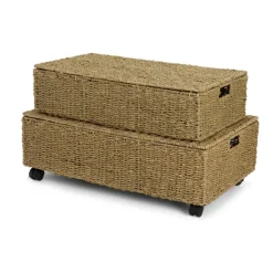 CASA MYKONOS Coffre De Rangement M Naturel