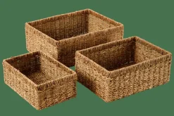 CASA MYKONOS Panier Tiroir M Naturel
