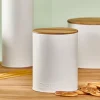CASA NAGINI Boîte Conservation Pour Biscuits Blanc, Naturel