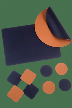 CASA NAPPA Set De Table Noir, Brun