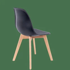 CASA NEW MATS Chaise De Salle à Manger Noir