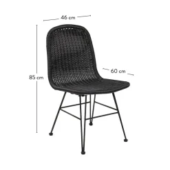 CASA NEW OAK Pieds De Table A Noir