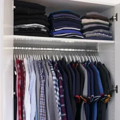 CASA NEW WOOD Cintres Set De 5 Blanc