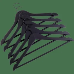 CASA NEW WOOD Cintres Set De 5 Noir