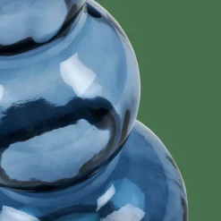 CASA ODON Vase Bleu
