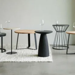 CASA OTIS Table D'appoint Noir