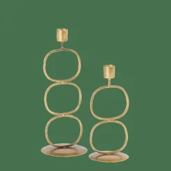 CASA OVAL Bougeoir Doré