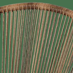 CASA PAPAYO Chaise Lounge Avec Coussin Naturel