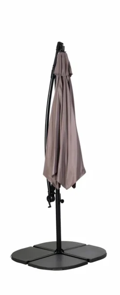 CASA PARMA Dalle Remplissable Set De 2 Gris