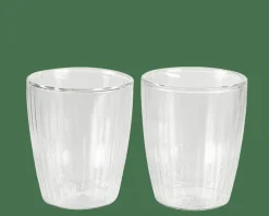 CASA PAUSA Verre Double Paroi Set De 2 25 CL Transparent