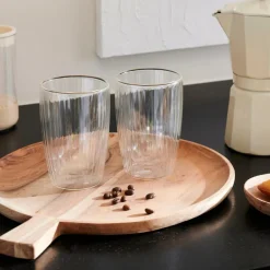 CASA PAUSA Verre Double Paroi Set De 2 35 CL Transparent