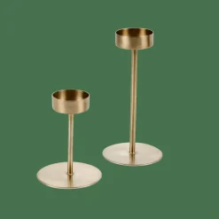 CASA PHANTOM Support Pour Bougie Chauffe-plat Doré Clair