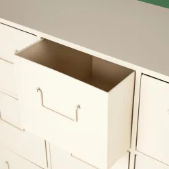 CASA PHARMA Meuble De Pharmacie 9 Tiroirs Sable