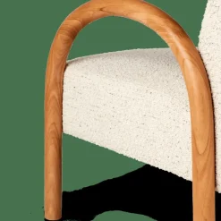 CASA PHOEBE Fauteuil Blanc