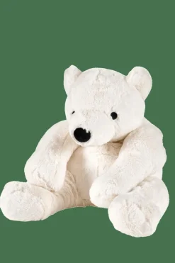 CASA POLA Ours Blanc Peluche Blanc