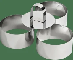 CASA PROLINE Emporte-pièces Set De 3 Argent