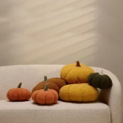 CASA PUMPKIN Coussin Jaune