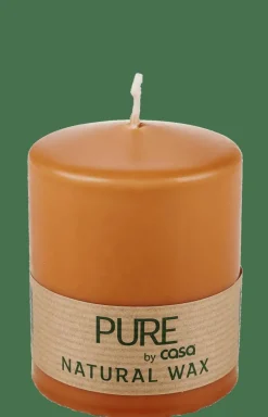 CASA PURE Bougie Cylindrique Caramel