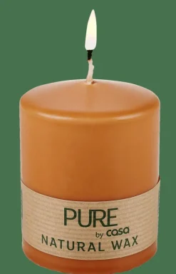 CASA PURE Bougie Cylindrique Caramel