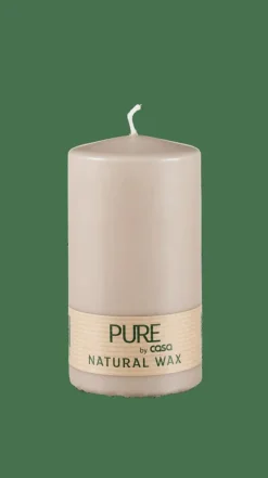 CASA PURE Bougie Cylindrique Gris