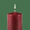 CASA PURE Bougie Cylindrique Rouge Foncé
