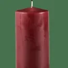 CASA PURE Bougie Cylindrique Rouge Foncé