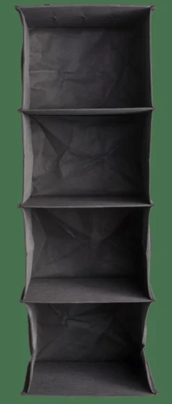 CASA RANGO Système De Rangement 4 Compartiments Gris Foncé