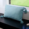 CASA RAVI Coussin Aqua
