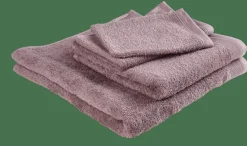 CASA RECYCLE Serviette De Bain Mauve