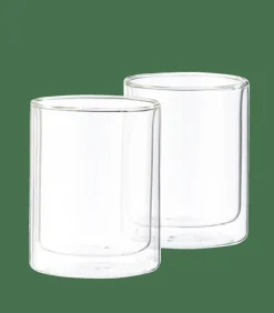 CASA RELAX Verres Double Paroi Set De 2 33 CL Transparent