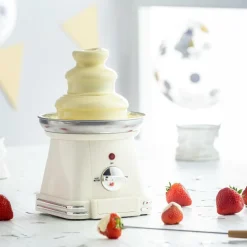 CASA RETRO FUN Fontaine à Chocolat Crème