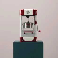 CASA RETRO FUN Machine à Pop-corn XL Rouge