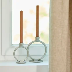 CASA RINGS Bougeoir Brun Clair