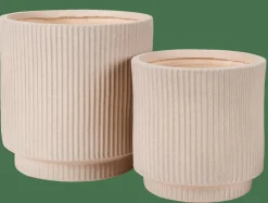 CASA ROMA CREME Pot De Jardin Crème