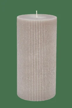 CASA RUSTIC Rib Bougie Gris