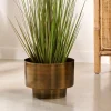 CASA SATURN Pot De Fleurs Bronze