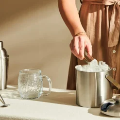 CASA SHAKE & STIR Seau à Glace Avec Pince 1,3l