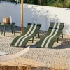 CASA SILVES Chaise Longue Kaki