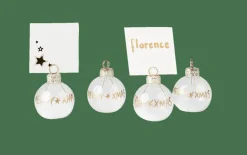 CASA SNOW Porte-noms Set De 4 Transparent