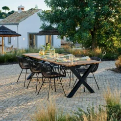 CASA TEAK LUXE Chaise Longue Naturel