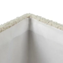 CASA TEDDY Panier Pliable Blanc Cassé