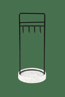 CASA TERRAZZO Porte-bijoux Noir, Blanc, Gris