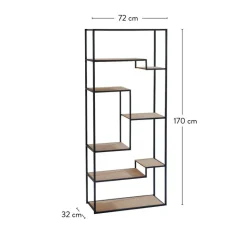 CASA TRAPP Étagère Murale Brun