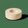 CASA TRAVERTIN Support Bougie Chauffe-plat Naturel