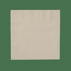 CASA UNI Set De 20 Serviettes Beige