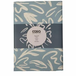 CASA UNI Set De 20 Serviettes Bleu Foncé