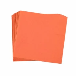 CASA UNI Set De 20 Serviettes Orange